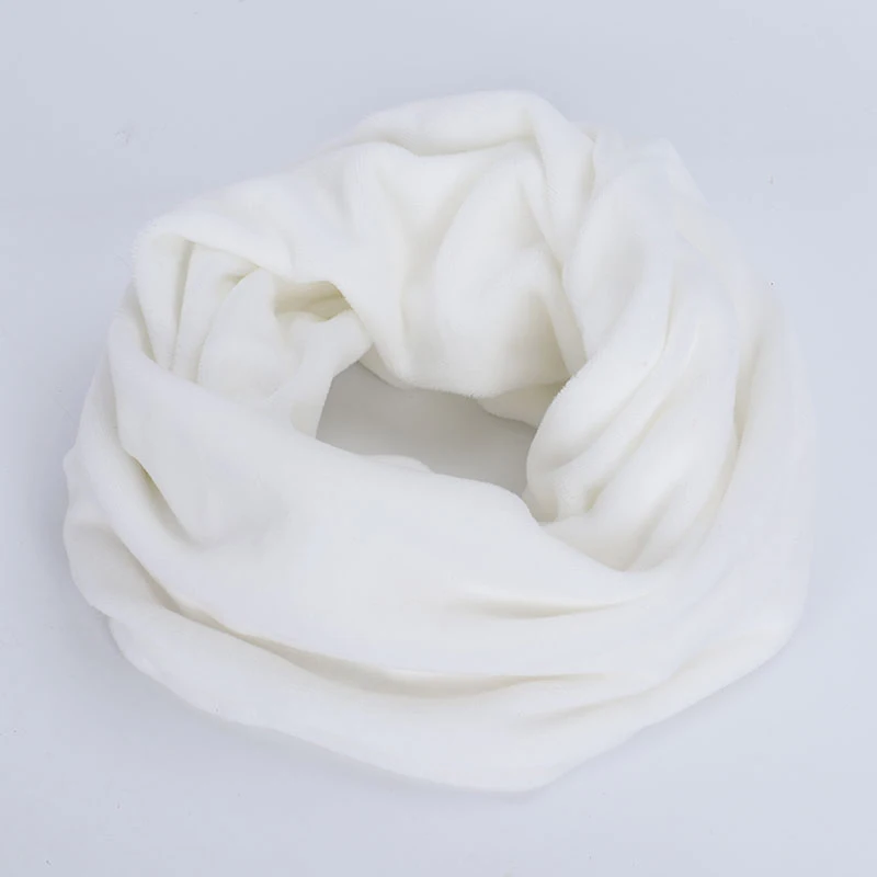 Стойкий цвет для женщин шарф Высококачественный бархатный нагрудник мохер осенне-зимний теплый шарф модный женский лыжный удобный bean - Цвет: White