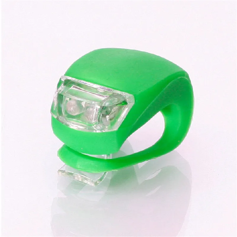 Perfect Bicycle Front Light Silicone LED Head Front Rear Wheel Bike Light Mini Bike Light Bicycle Light  Front Bicycle Accessories New 7