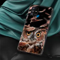 Adorable Owl and Fox Cartoon Silicone Phone Case - Samsung A03s (A1)