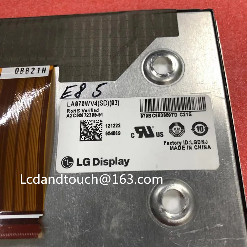 LA070WV4 SD03 LA070WV4(SD)(03) 7 дюймов ЖК-дисплей Экран дисплея Панель