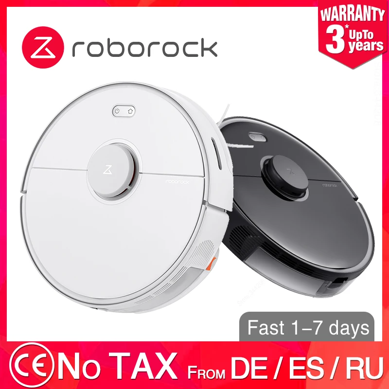 Roborock S5 Max XIAOMI MIJIA Robot Vacuum Cleaner 2 for Home Automatic Sweeping Dust Sterilize Washing Mop Smart Planned WIFI|Vacuum Cleaners| - AliExpress