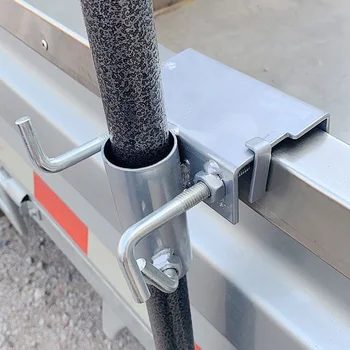 

Metal Balcony Stable Waterproof Umbrella Stand Patio Beach Rain Gear Outdoor Garden Parasol Fixed Clip Courtyard Heavy Duty