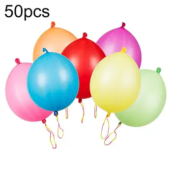 

50Pcs Latex Balloons With Strap Wedding Birthday Party Baby Shower Decorations Kid Toy Fill celebrations these classic party Toy