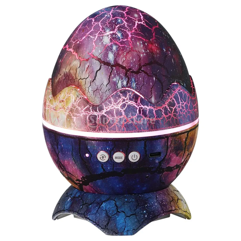 Star Projector Egg Shape Light Projection with Remote Night Party Table Lamp Galaxy Rotating Starry LED Christmas Par | Лампы и