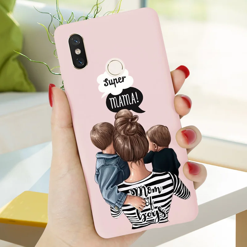 Super Mama Mom для Xiao mi Red mi K20 Note 5 A 5A 5 Plus mi 9T Pro силиконовый чехол ярких цветов для Xio mi A2 Lite mi 8 A3 8 T чехол - Цвет: MOM05