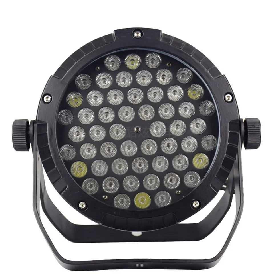 4X IP65 Водонепроницаемый 54x6 Вт led Par свет с flightcase RGBW RGB 3в1 ветряная мельница Теплый Белый led par открытый профессиональный этап