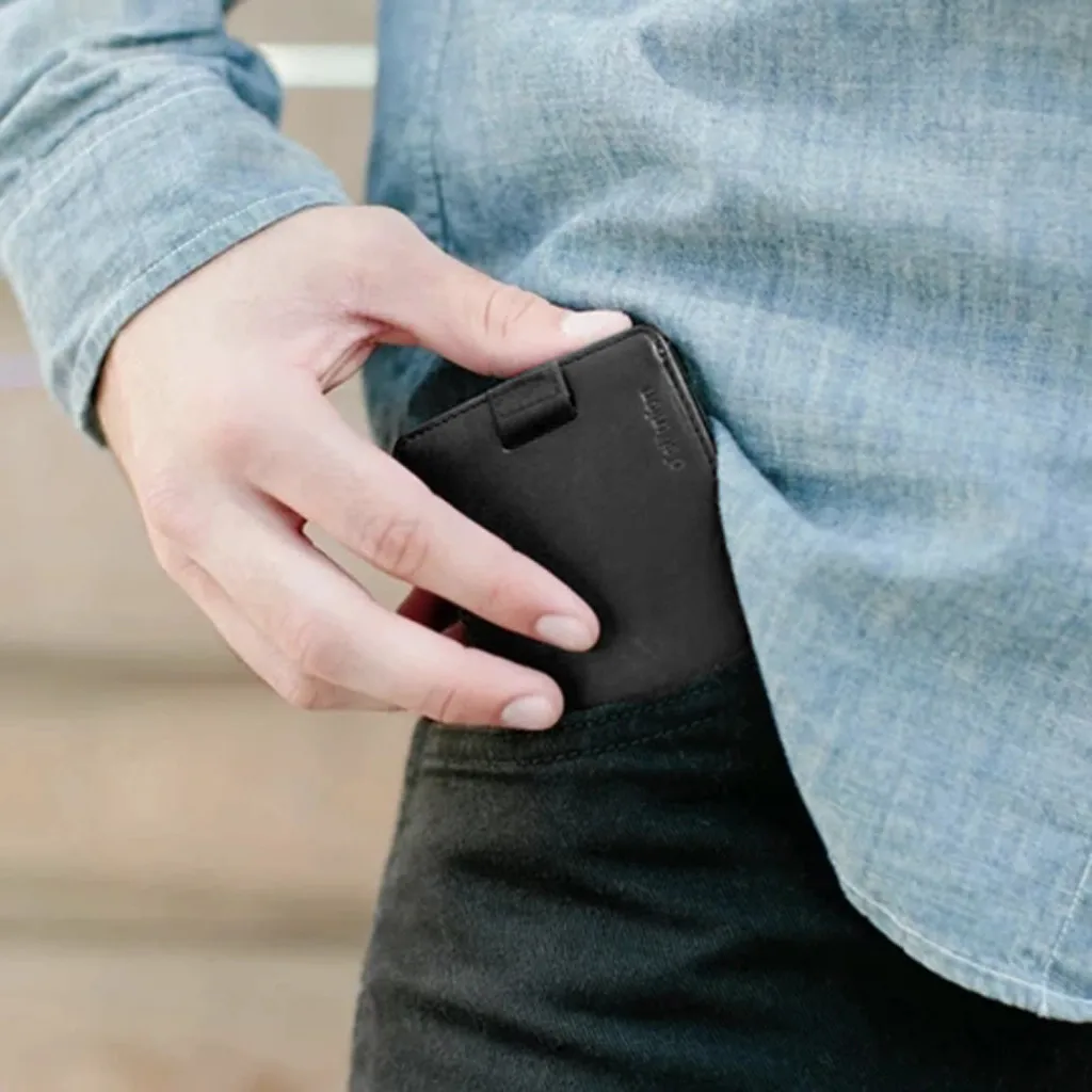 Мужские кошельки RFID тонкий маленький кожаный бумажник мужской с двойным выдвижным антимагнитным RFID бумажником Кошелек carteira# G2