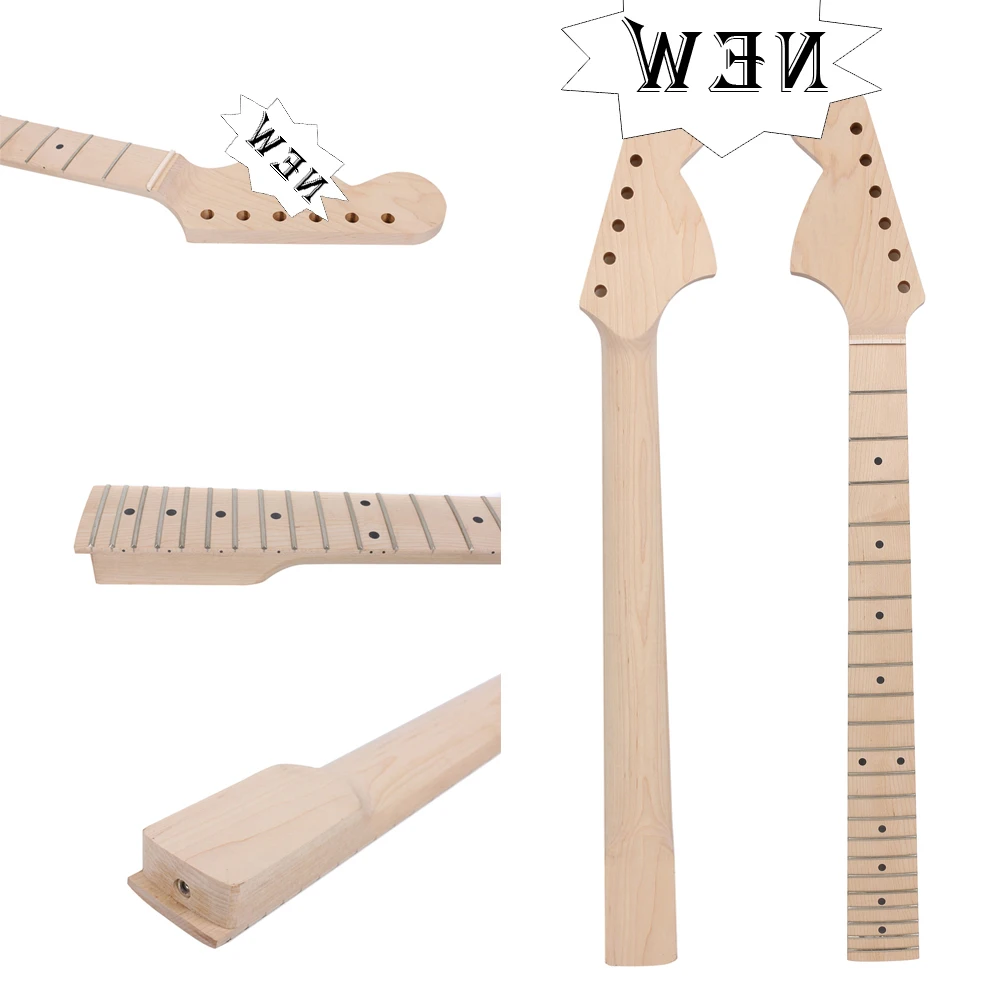 left-hand-maple-guitar-neck-22-fret-255-inch-canada-nut-width-42-heel-56-dot-inlay-big-head