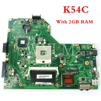 

K54C With 2GB memory mainboard For ASUS A54C X54C K54C laptop motherboard MAIN BOARD 100% Tested Working Well