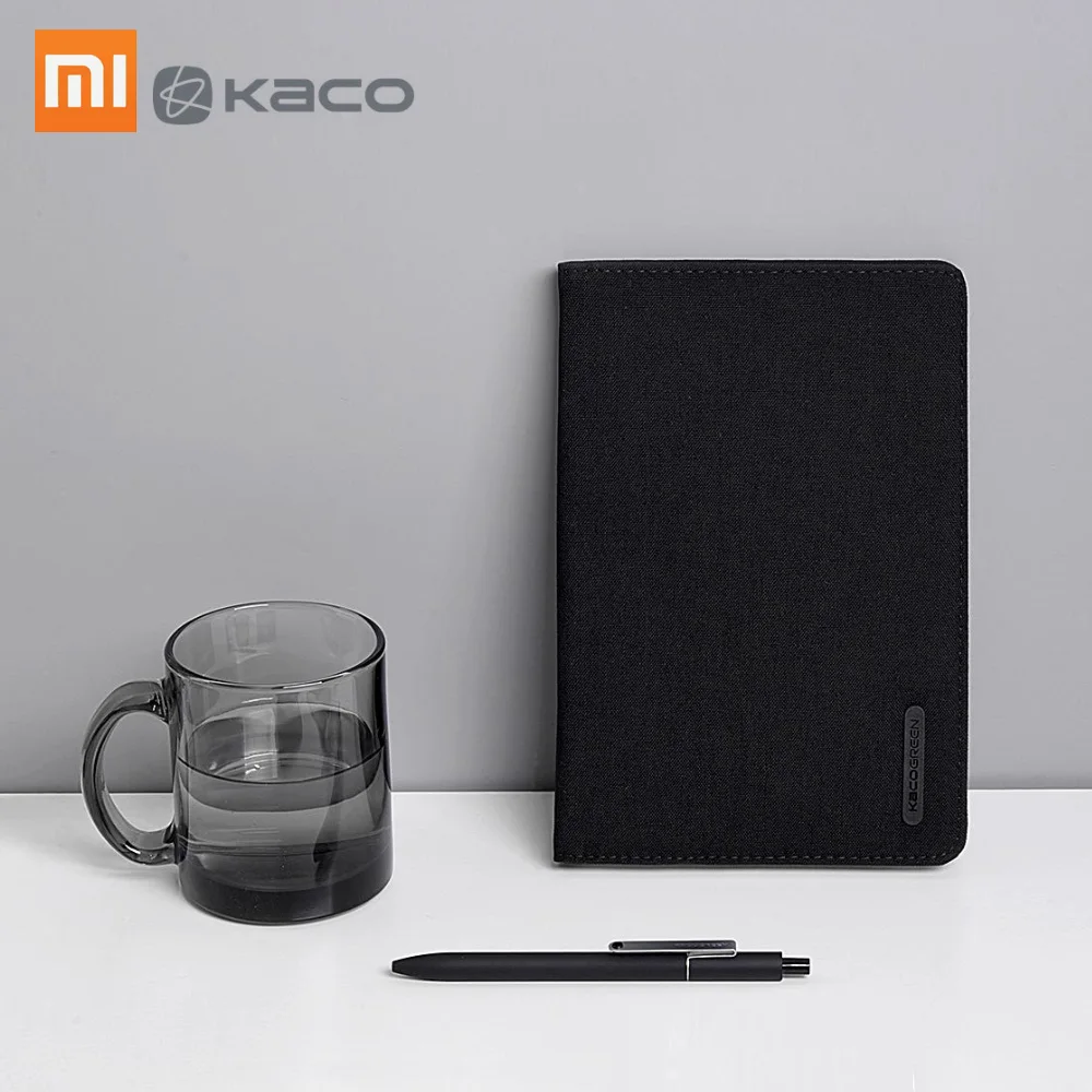 Xiaomi Mijia Kaco Noble paper NoteBook из искусственной кожи со слотом для карт, кошелек, блокнот для книг, дневник с ручкой-вывеской, подарок для бизнес-офиса