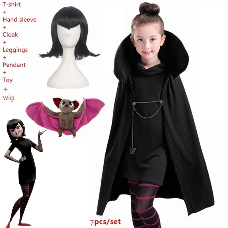 Christmas halloween costumes for girls Carnival Hotel Transylvaniaing Mavis Cosplay Fancy costumes toy Vampire child adult women cosplay costume