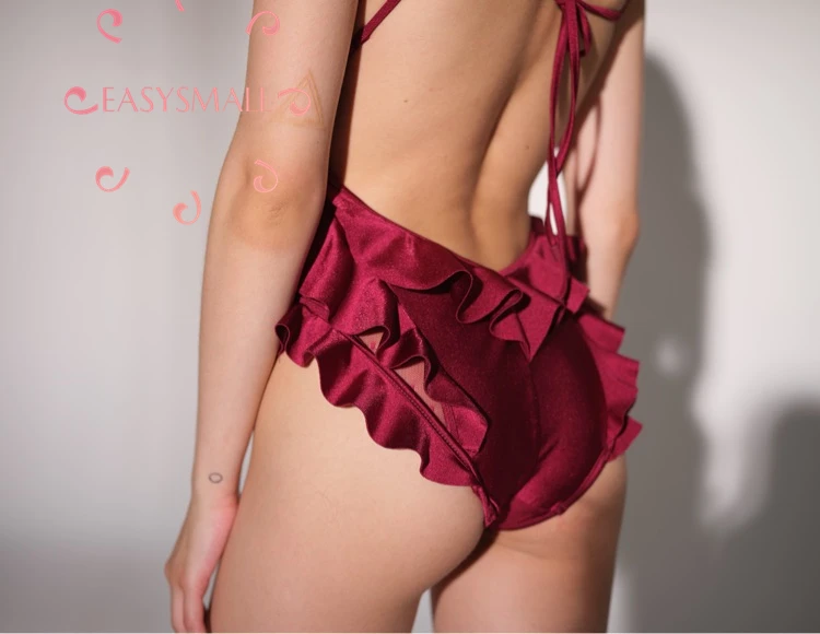 EASYSMALL, сексуальный бюстгальтер пуш-ап, нижнее белье, bralett soutien gorge femme modis, нижнее белье с оборками размера плюс, женский купальник бикини