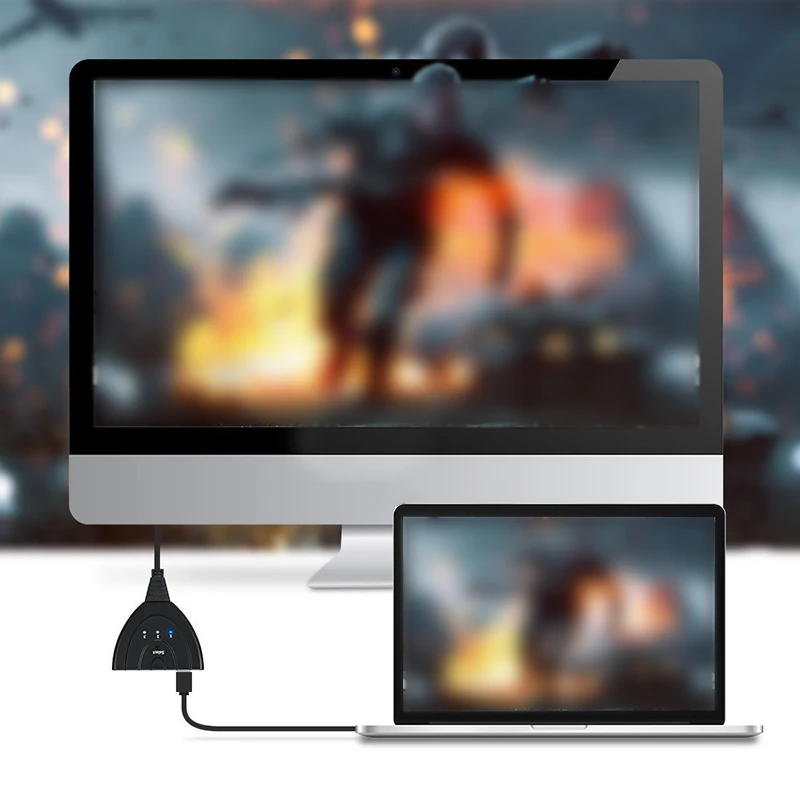 Переходник HDMI разветвитель Кабель HDMI конвертер 1080P HDMI коммутатор для STB для PS3 для ПК для DLP видео проектора