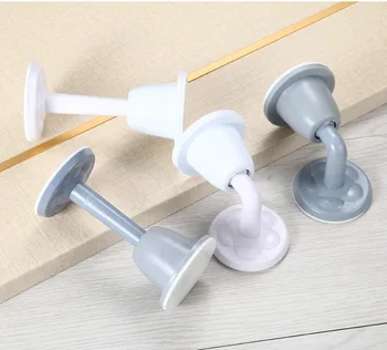 

Door Stopper Wall Protectors ABS Silicone Door Lock Protective Pad Anti-Collision Protection Self Adhesive Stopper Drop Shipping