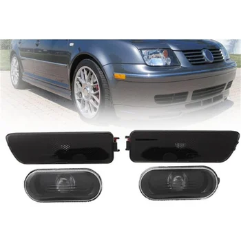 

4Pcs Turn Signal Lamp Car Side Marker Light LED with Black Lens Blinker For VW Jetta Golf 4 GOLF4 Mk4 Passat B5 B5.5 1999-2004
