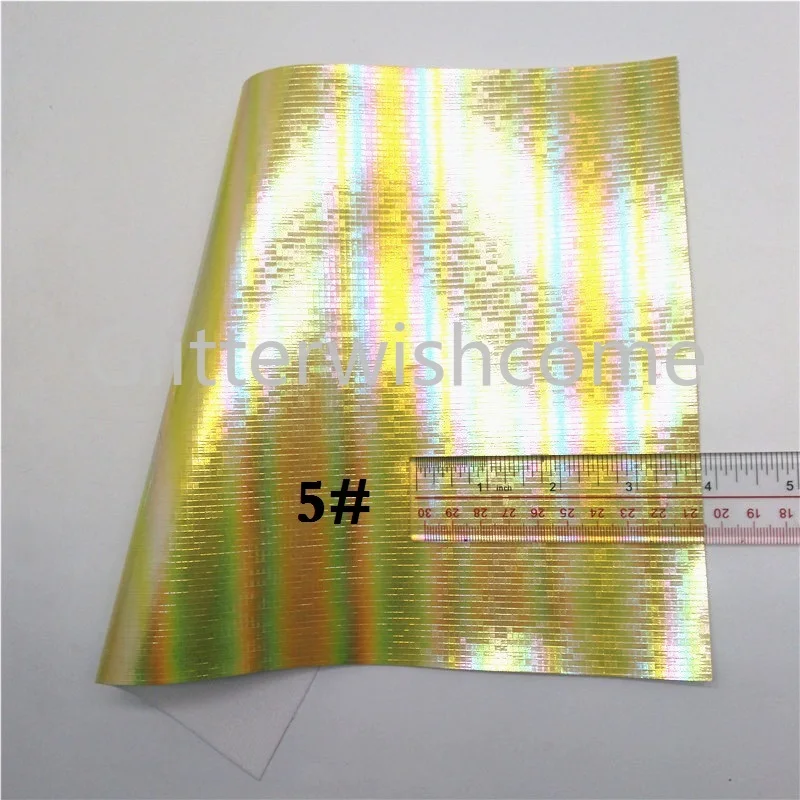 Glitterwishcome 21X29 см A4 Размеры виниловые обои для банты радужной расцветки из искусственной кожи, Искусственная кожа листы для банты, GM705A