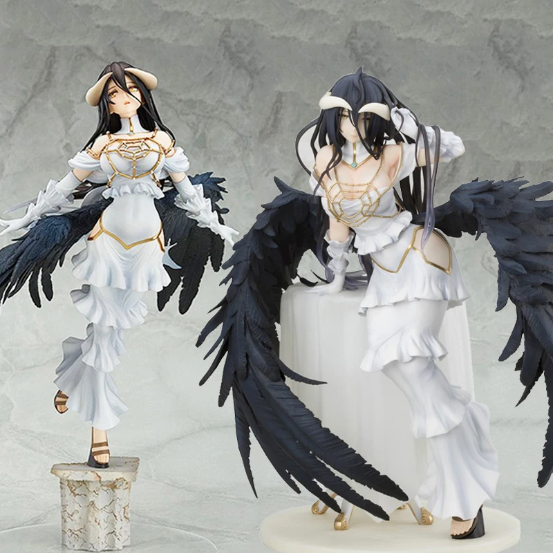 13 см Overlord albedo с подушкой сексуальные девушки аниме ПВХ Фигурки игрушки аниме игрушки для детей рождественские подарки