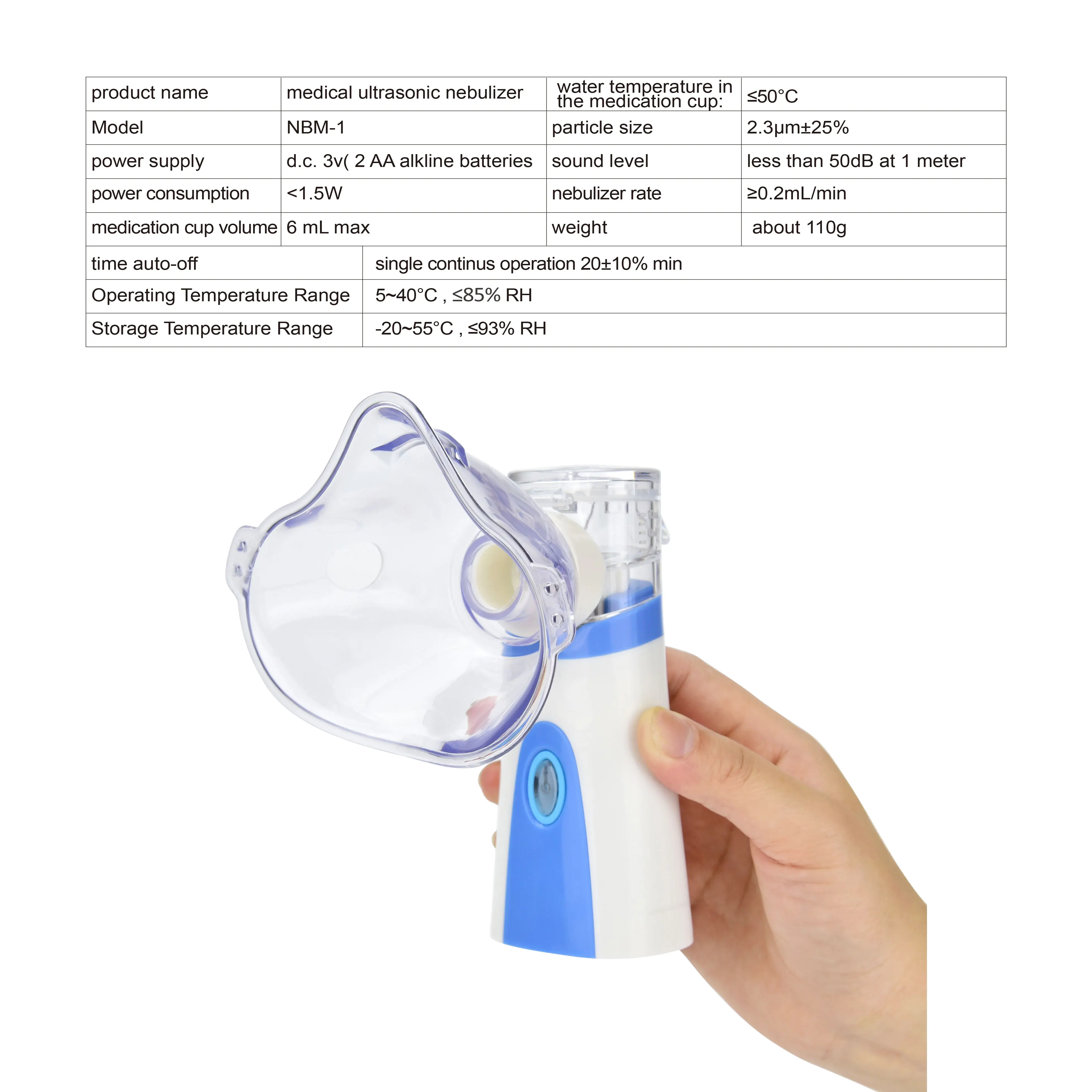 Мини Портативный Inhale Nebulizer тихий Детский Взрослый перезаряжаемый автоматический аккумулятор батареи в комплект не входят