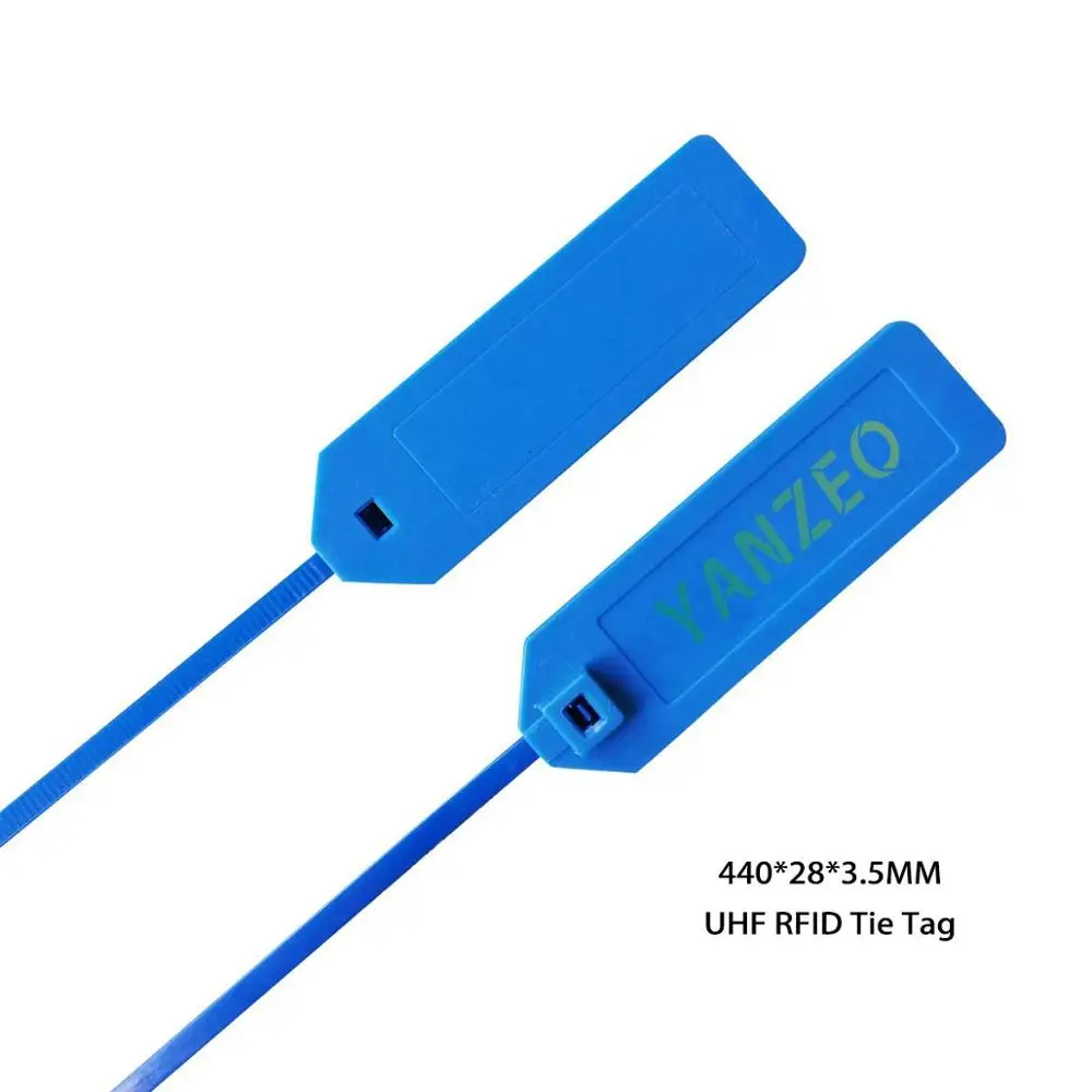 Yanzeo, 5 шт. UHF RFID тег для галстука EPC Gen2, дальность дальности чтения, ISO18000-6C, водонепроницаемый, для управления материальными запасами