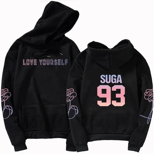 Jungkook Unisex Kpop Jimin Suga Hoodies 97 Sweatshirt Love Yourself Hoody  Sweatshirt Harajuku Bangtan Boys 94 95 92 Jin Hoody - Hoodies u0026 Sweatshirts  - AliExpress