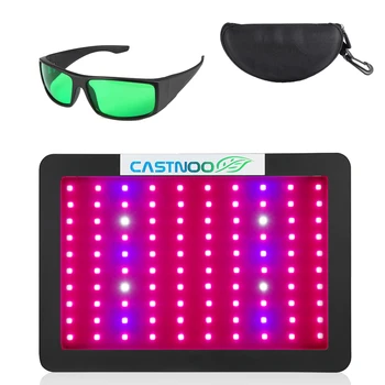 

CASTNOO LED Grow Light Indoor Panel Lamp Hydroponic Flower Veg Grow+Glasses