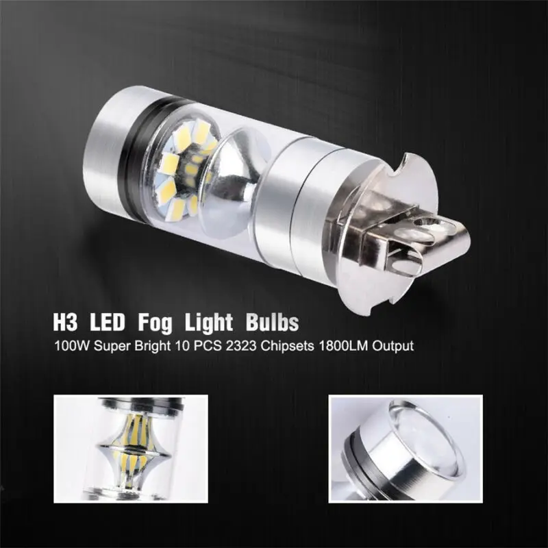 

12v Car Lights 6000K High power Replacement 2pcs Auto LED Driving Bulb
