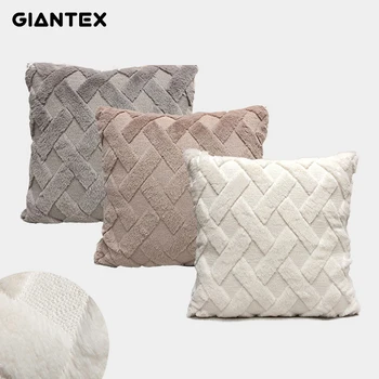 

GIANTEX New Arrival Plush Sofa Cushion Cover ins Pillowcase Soft Waist Cushion Cover Home Deco cojines decorativos para sofa