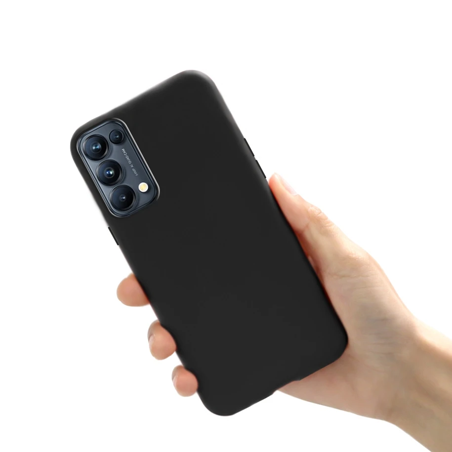 GOKEN Cover Per Oppo A94 5G / Reno 5Z 5G – Custodia In Silicone TPU A Gradienti Viola/blu, Antiurto E Antiscivolo