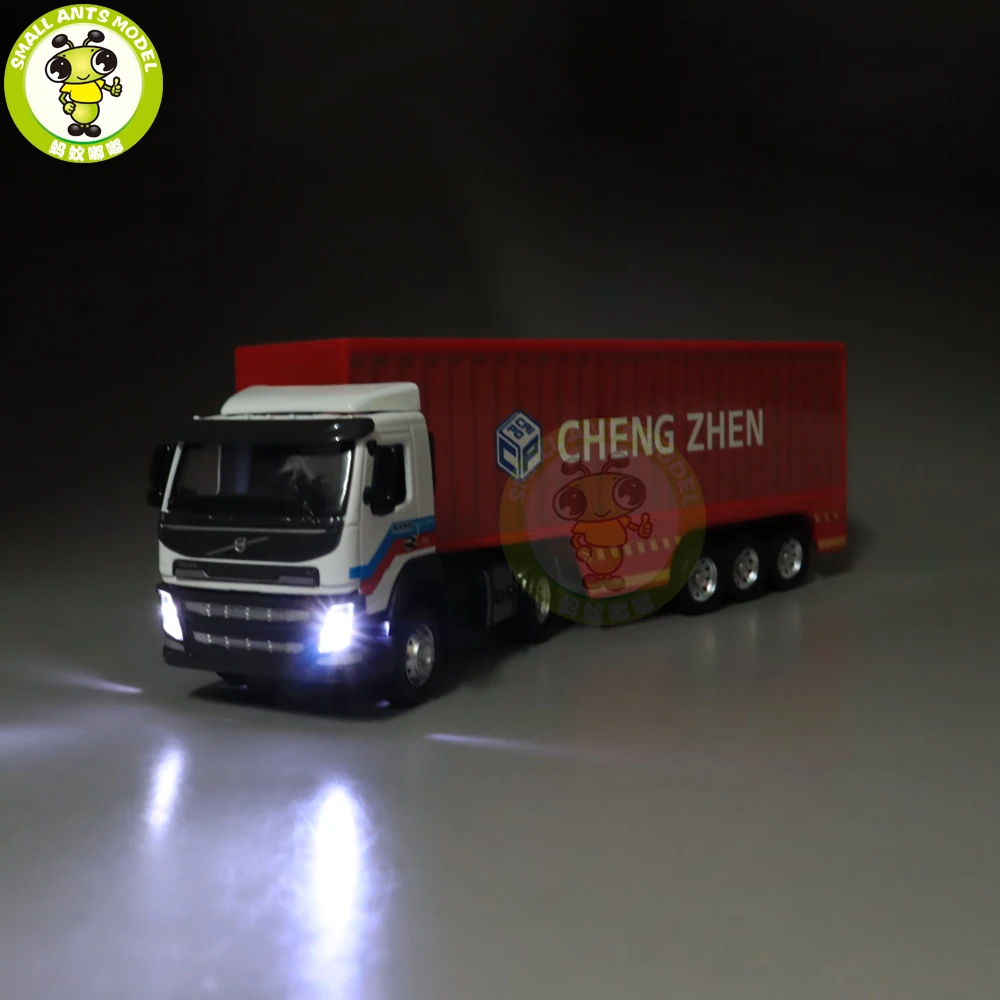 1/50 Volvo прицеп грузовик контейнер литой металлический автомобиль модель игрушки Дети Мальчики Девочки Подарки