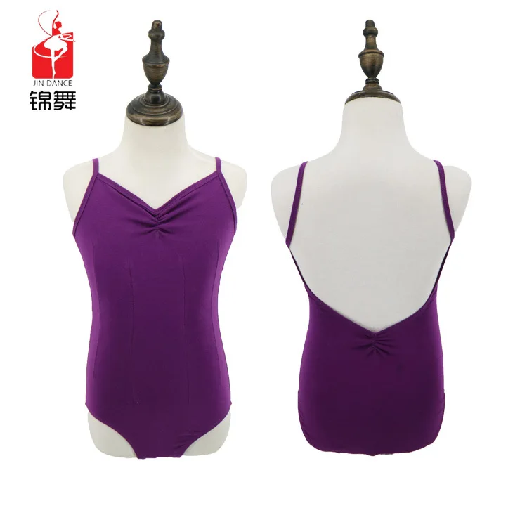 

Free Customizable Logo Girls Summer Camisole Leotards CHILDREN'S Dancing Clothes