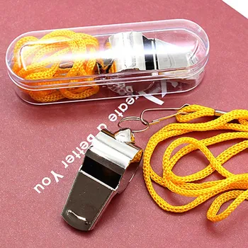 

Hot Sale Referee Whistle Stainless Steel Extra Loud Whistle For School Sports Drop Shipping