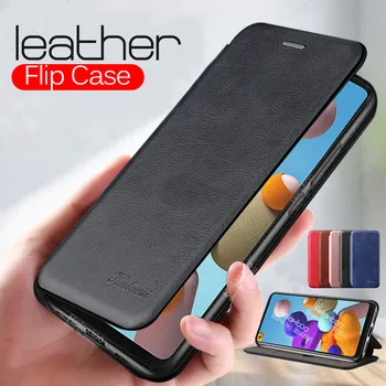 

leather Flip Magnetic case For samsung galaxy a21s a51 a71 a217F a515F a715F a31 a41 a10 a20 a30 a40 a50 a30s phone book coque