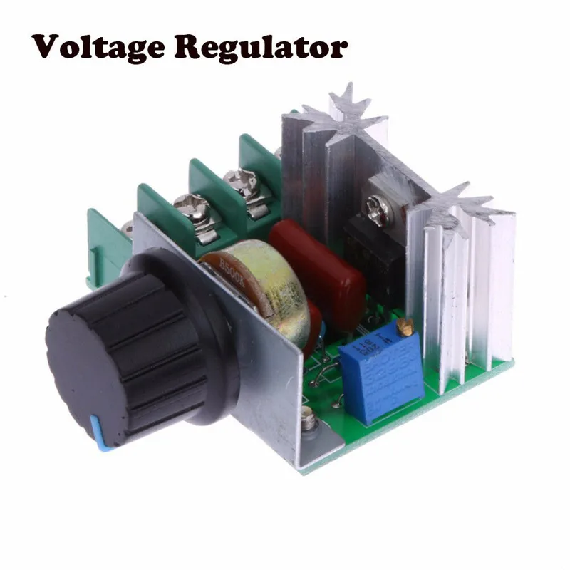

AC 220V 2000W High Power SCR Motor Speed Controller Voltage Regulator Dimming Dimmers Governor Module W/ Potentiometer