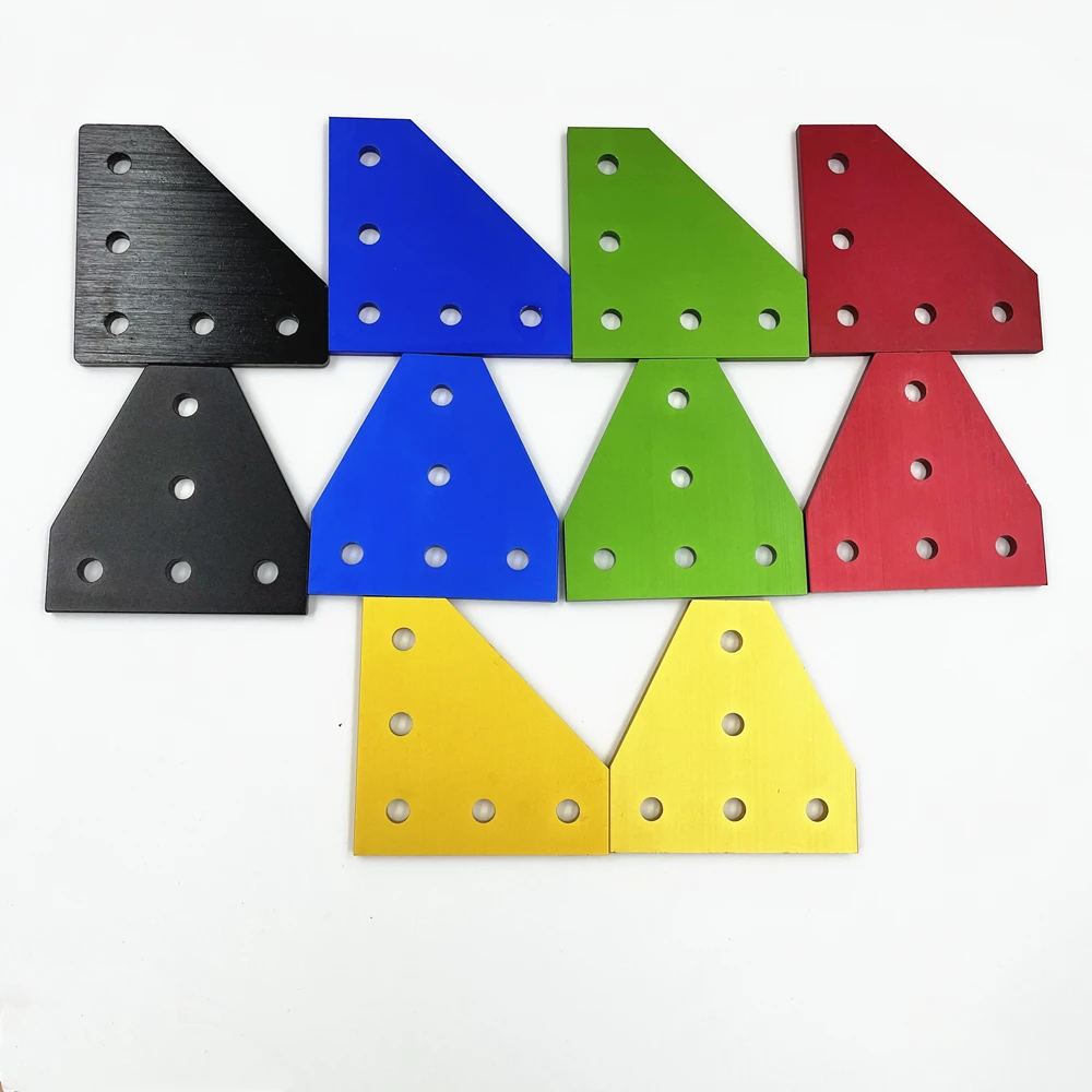 5 holes L type T type V-CORE 3 Joint board plate corner angle bracket 3030 4040 aluminum profile 3D Printer Parts 1pcs stainless steel angle bracket,furniture hardware,angle bracket,angled furniture hardware,angle connector