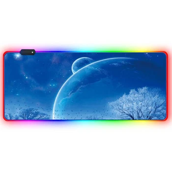 

Luminous RGB LED Lights Desktop Gaming Mouse Pad Cushion 2020 new Gaming Mouse Pad Computer Mousepad Computer Accessory
