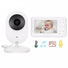 IMPORX 4.3 inch Color Wireless Lullaby Video Baby Monitor Security Camera 2 Way Talk Night Vision IR LED Temperature Monitoring