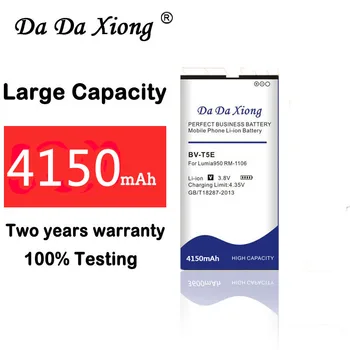 

New high capacity 4150mAh BV-T5E BVT5E Li-ion Phone Battery for Nokia Lumia 950 RM-1106 RM-1104 RM-110
