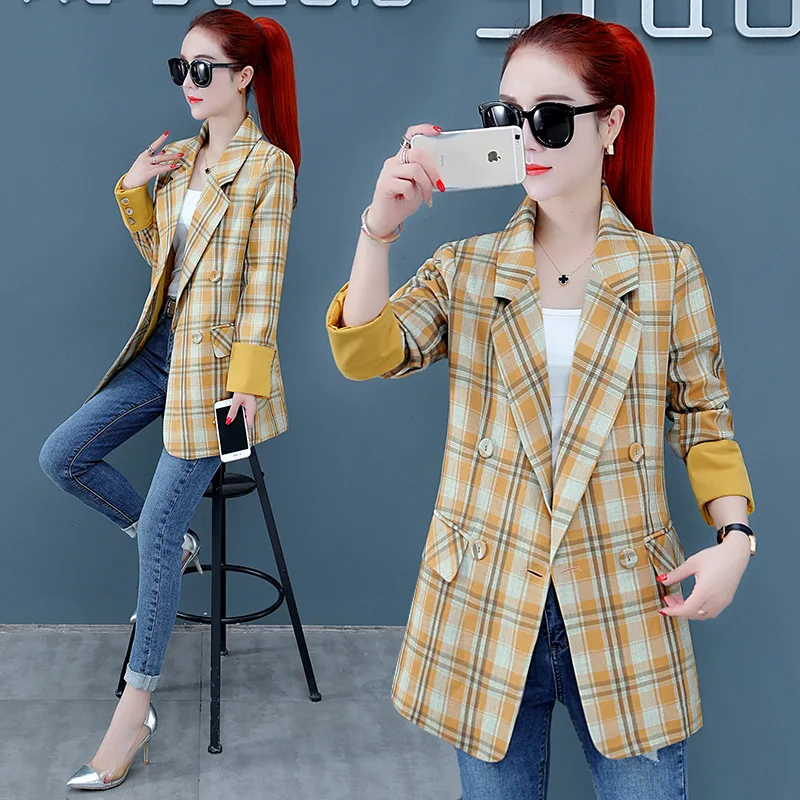 W090511 Осень стиль длинный рукав костюм воротник Slim Fit похудение элегантный маленький костюм пальто