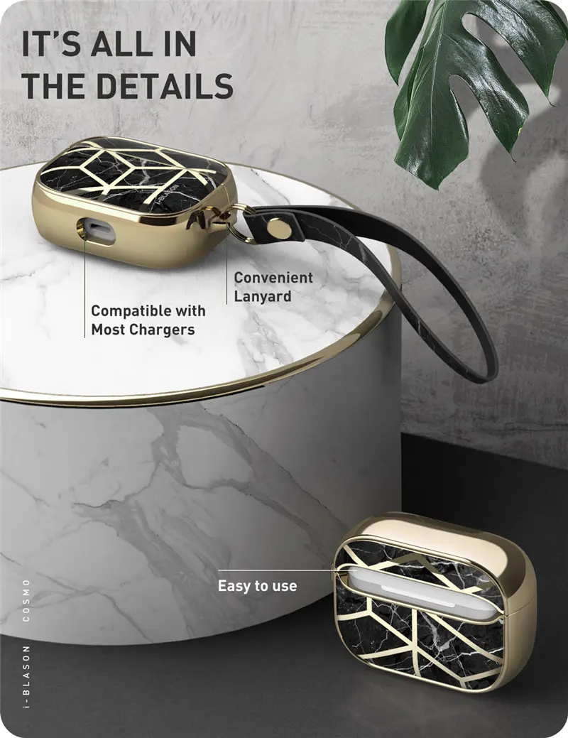 Capa I-Blason Cosmo projetada para Airpods Pro,