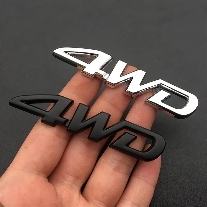 3D стайлинга автомобилей хромированная металлическая наклейка AWD хвост эмблема