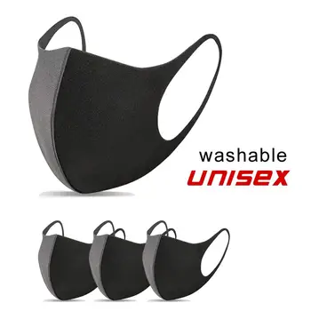 

3Pcs/Bag Washable Earloop Mask 3D Ice Silk Cotton Cycling Anti Dust Filter Mouth Face Mask Care Respirator For Summer