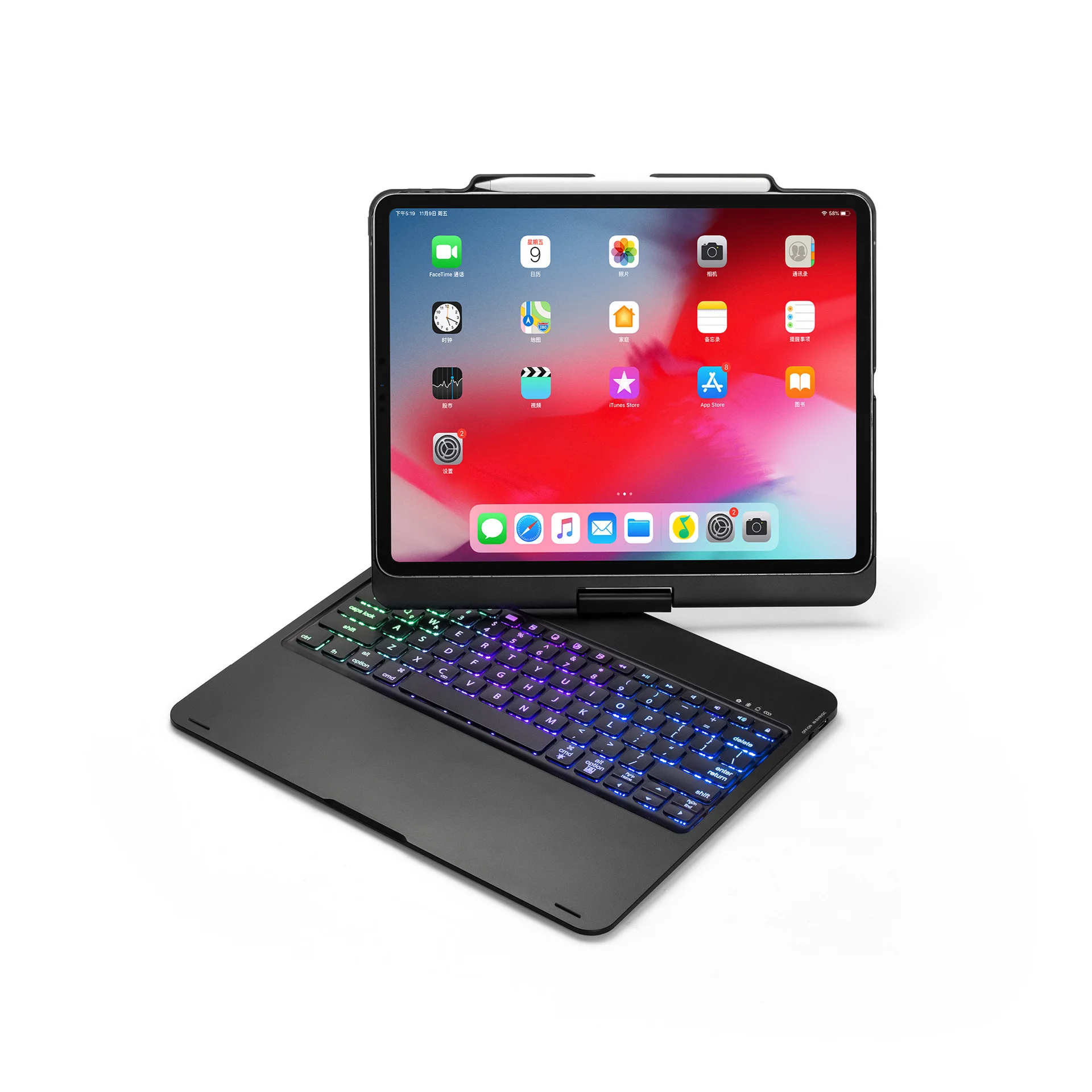 

IPad Pro12.9 Tablet PC Bluetooth Keyboard Laptop Flip Wireless Keyboard Protective Case on Behalf