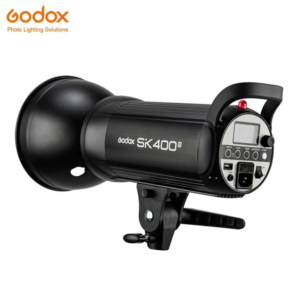 DHL Godox SK400II 400Ws GN65 профессиональная студийная стробоскоп со встроенной беспроводной системой X 2,4G предлагает обновление для съемки SK400