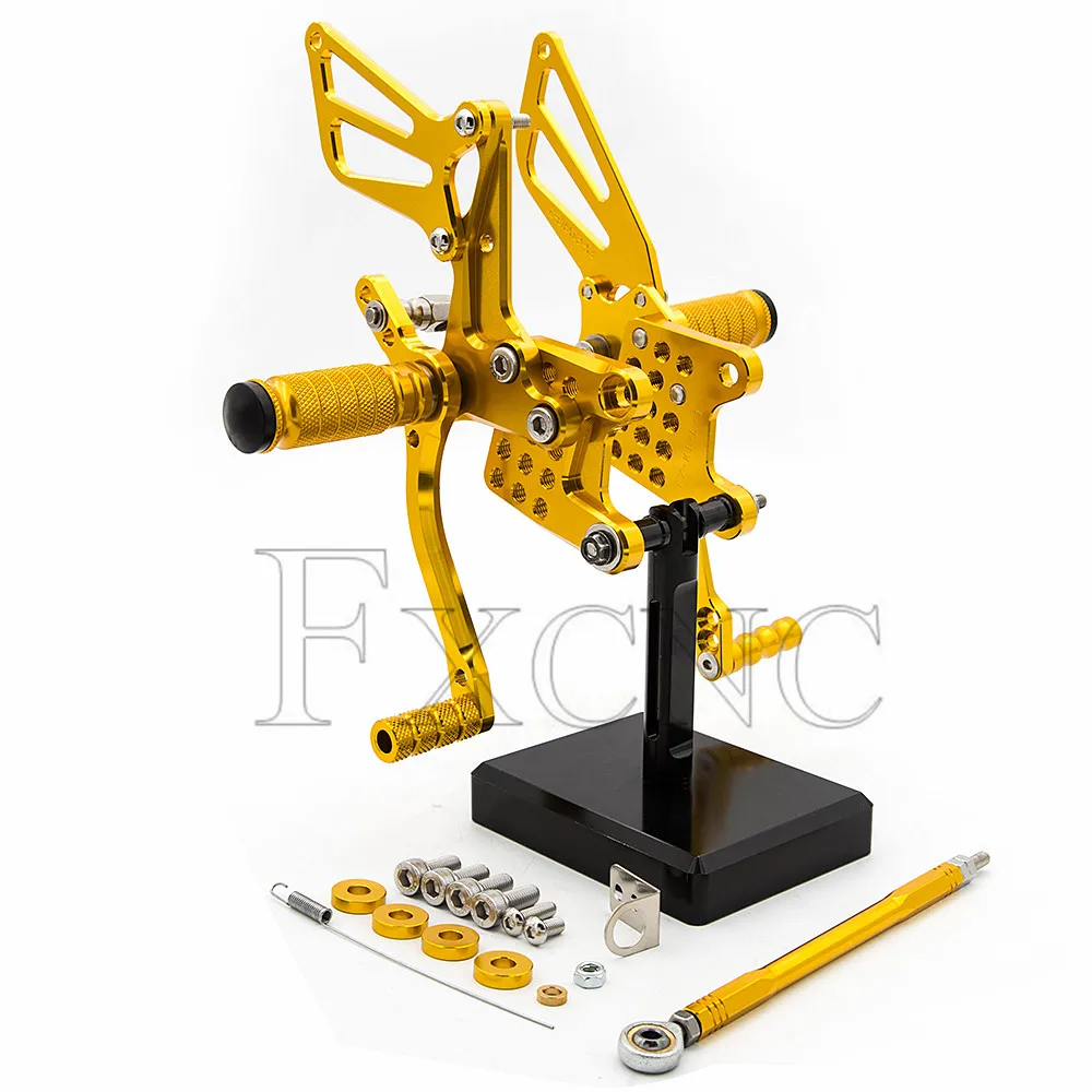 Для Suzuki SV650 SV1000 1998- мотоцикл подножки педаль Rearset сзади комплект ног GSXR 600 1000 750 K1-K5 GSXR750 96-05