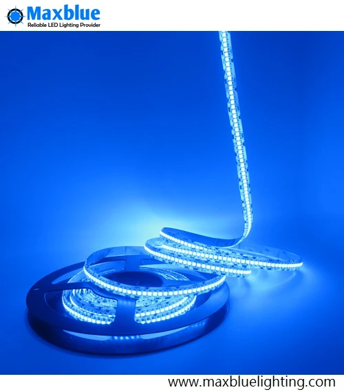 Бесплатная доставка 5 м Катушка 24 В 3528 SMD 240 светодиодов/метр синего цвета