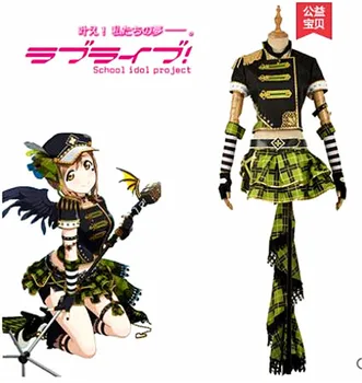 

2019 New LoveLive!Sunshine!Aqours！Punk Rock Awakening Hanamaru Kunikida Dress Cosplay Halloween Christmas Outfit Free shipping