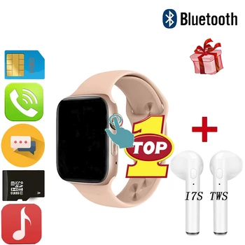 

New C6 Smart Watch Series 6 Men women Smartwatch Support Bluetooth Sim Call TF Card music play For Android Apple IOS Phone Watch