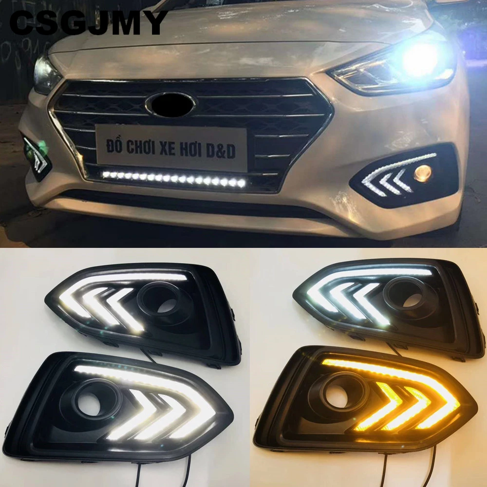 1 пара указатели поворота для Hyundai Solaris Accent 2017 2018 2019 2020|Фара авто в сборе| |