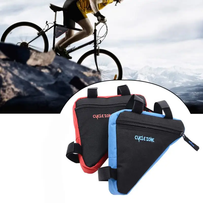 Triangle Bicycle Frame Front Tube Bag Cycling Bike Pouch Holder Saddle Panniers