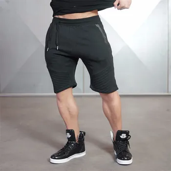 

2019 Hot Fashion Men Sporting Shorts Trousers Summer Cotton Bodybuilding Sweatpants Fitness Short Jogger Casual Gyms Men Shorts
